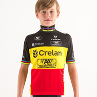 THIS ITEM IS NOT CURRENTLY AVAILABLE, BUT CAN BE PLACED ON ADVANCE ORDER FOR YOU – PLEASE NOTE THESE WILL PROBABLY NOT BE AVAILABLE IN TIME FOR MILTON KEYNES, BUT THE SUPPLIER VERMARC IS DOING ITS BEST! We will have more information for you at Milton Keynes, so do ask there. Kids size Belgian Champs’ team jersey (no shorts)